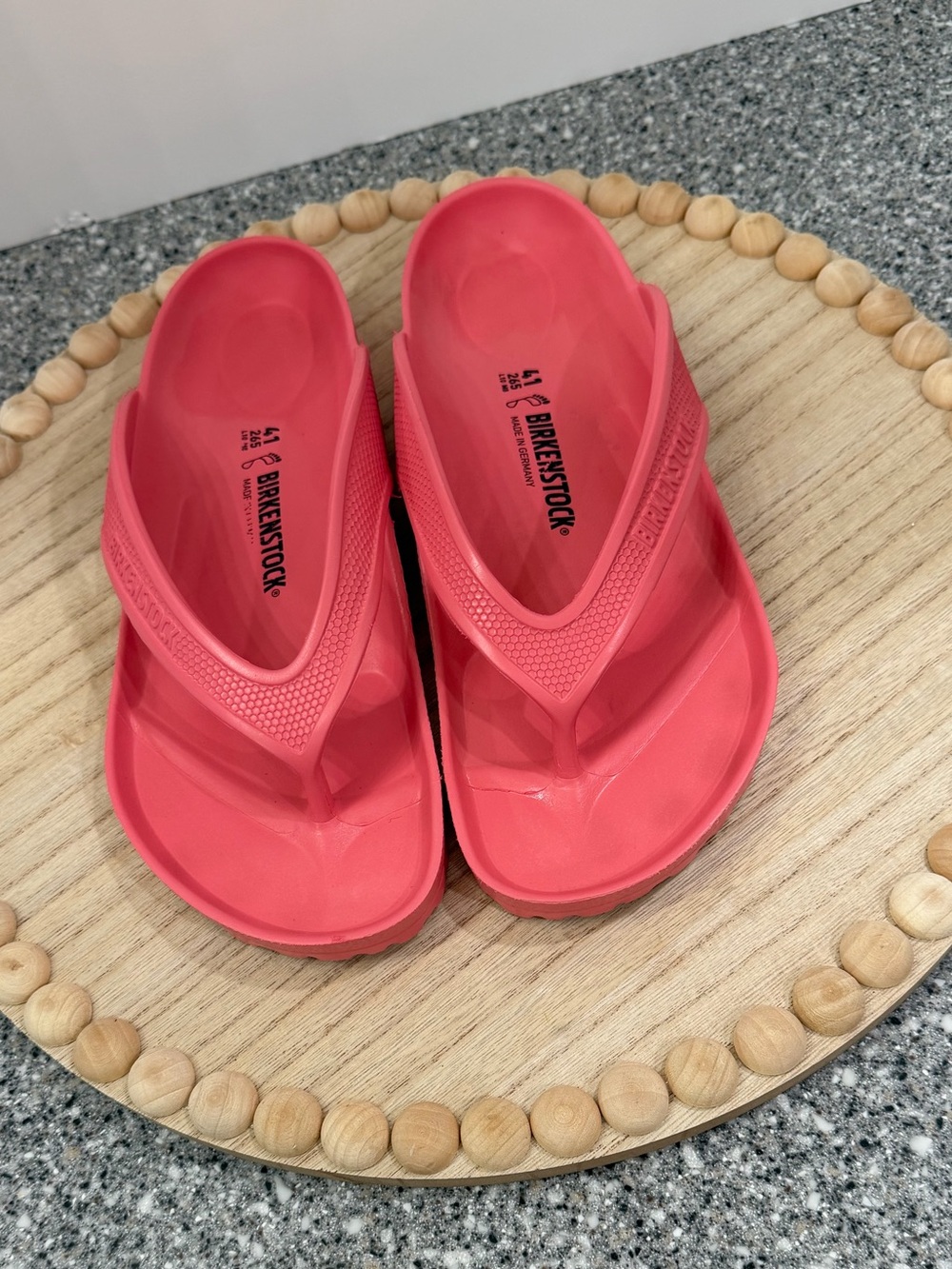 Birkenstock Honolulu EVA Watermelon Pink Sandals Women’s 10-10.5 EU 41